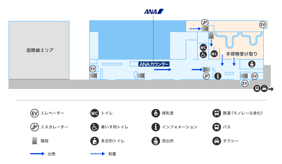 秋田空港1F