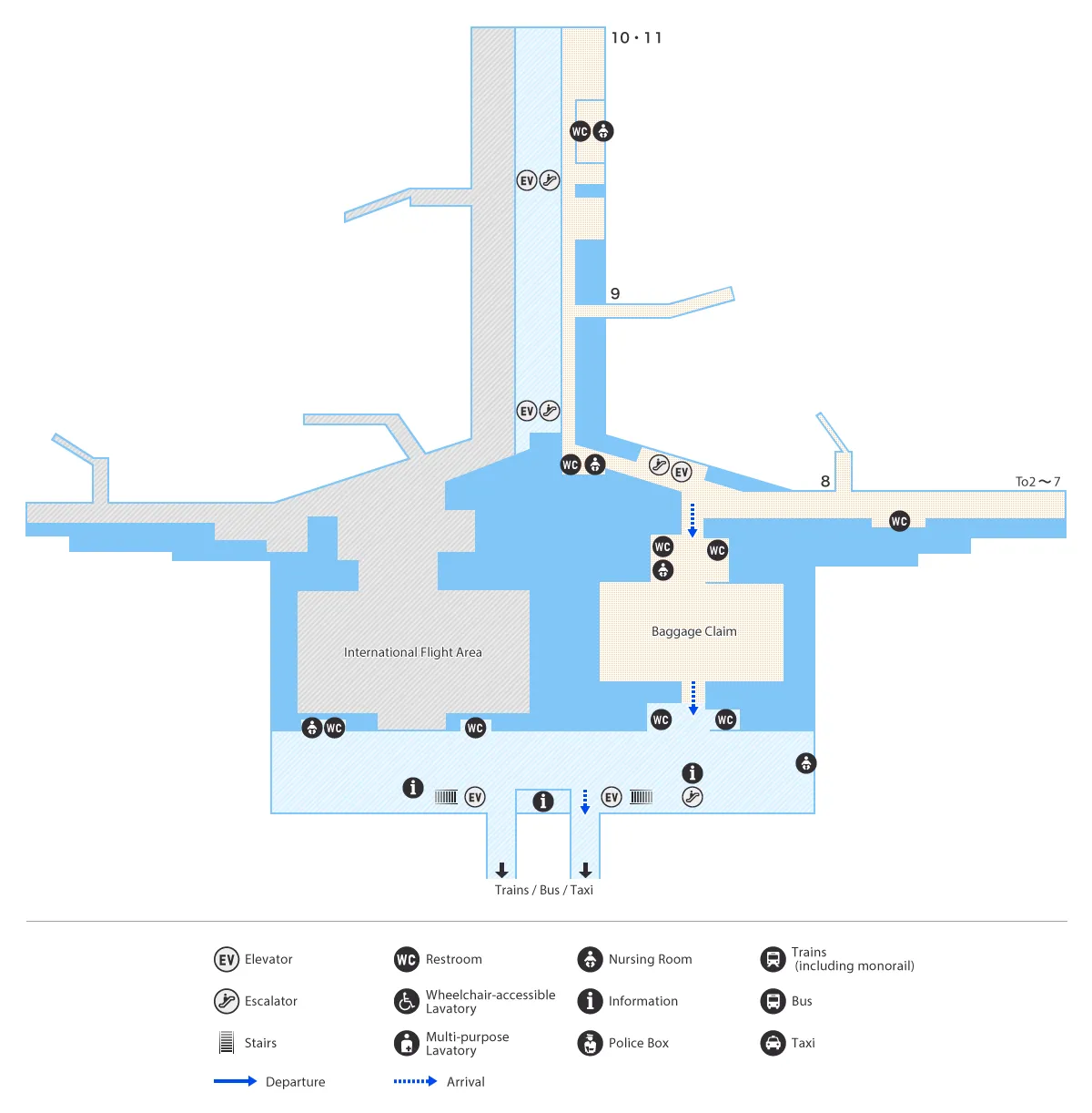 Chubu Airport Map 2F